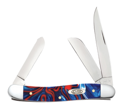 Case 11201 Patriotic Kirinite Medium Stockman Folding Pocket Knife
