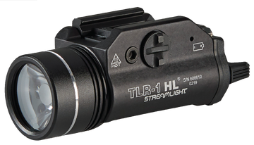 Streamlight 69889 TLR-1 HL Weapon Light 1,000 Lumens White LED Black Anodized - Dual Remote Kit