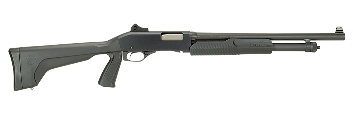 Stevens 320 Security 20 Gauge 18.50" 5+1 3" Pump Shotgun - Pistol Grip, Ghost Ring Sight