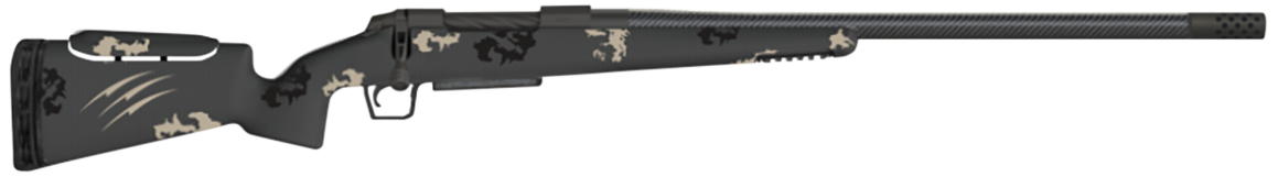 Fierce Firearms CT Rival XP 6.5 PRC 22" 3+1 Bolt-Action Rifle - Urban Camo Carbon Fiber Stock / Black Titanium Receiver