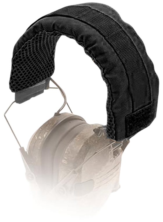Walkers Game Ear Razor Headband Wrap Nylon Black with MOLLE Webbing