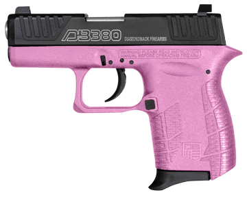 Diamondback DB380 Gen4 380 ACP 2.80" 6+1 Pistol - Pink Frame/Nickel Boron Slide