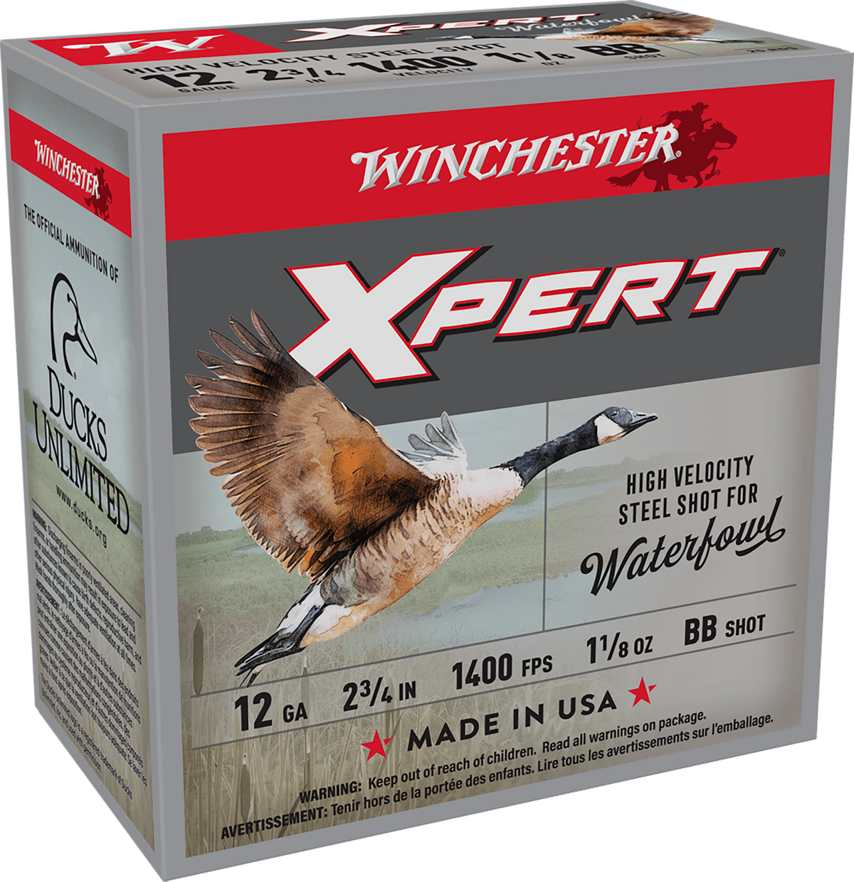 Winchester Ammo Super X Xpert High Velocity 12 Gauge 2.75" 1-1/8 oz BB Shot 25 Rd - Box or Case