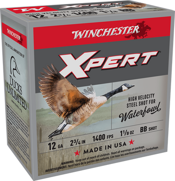 Winchester Ammo Super X Xpert High Velocity 12 Gauge 2.75" 1-1/8 oz BB Shot 25 Rd - Box or Case