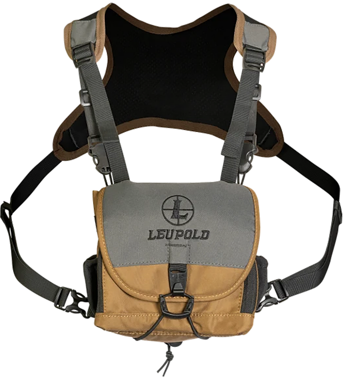 Leupold GO Afield Binocular Harness XF Shadow Gray/Black 600D Polyester - Adjustable