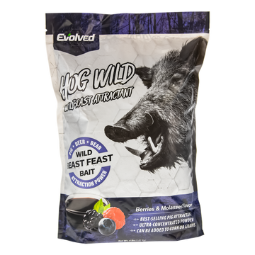 Evolved Habitats Hog Wild 4 lb Granular Attractant - Berries & Molasses - Case of 6 Bags