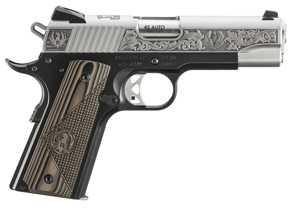 Ruger SR1911 Prescott, AZ Edition 45 ACP 4.25" 7+1 Semi-Auto Pistol - Limited 500 Units