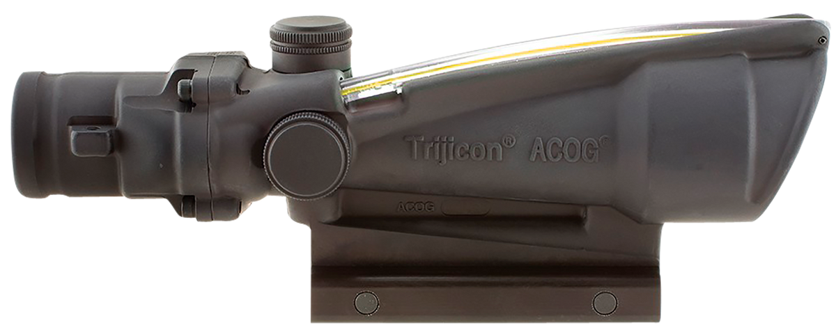 Trijicon ACOG 3.5x35mm .223/5.56 BDC Illuminated Amber Chevron Riflescope - Matte Black
