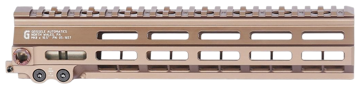 Geissele Automatics Super Modular Rail MK8 10.50" M-LOK AR-15 Handguard - Desert Dirt