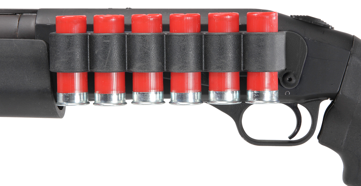 TacStar 1081030 SideSaddle Rail Mount 12 Gauge 6-Rd Shotshell Carrier - Mossberg 930