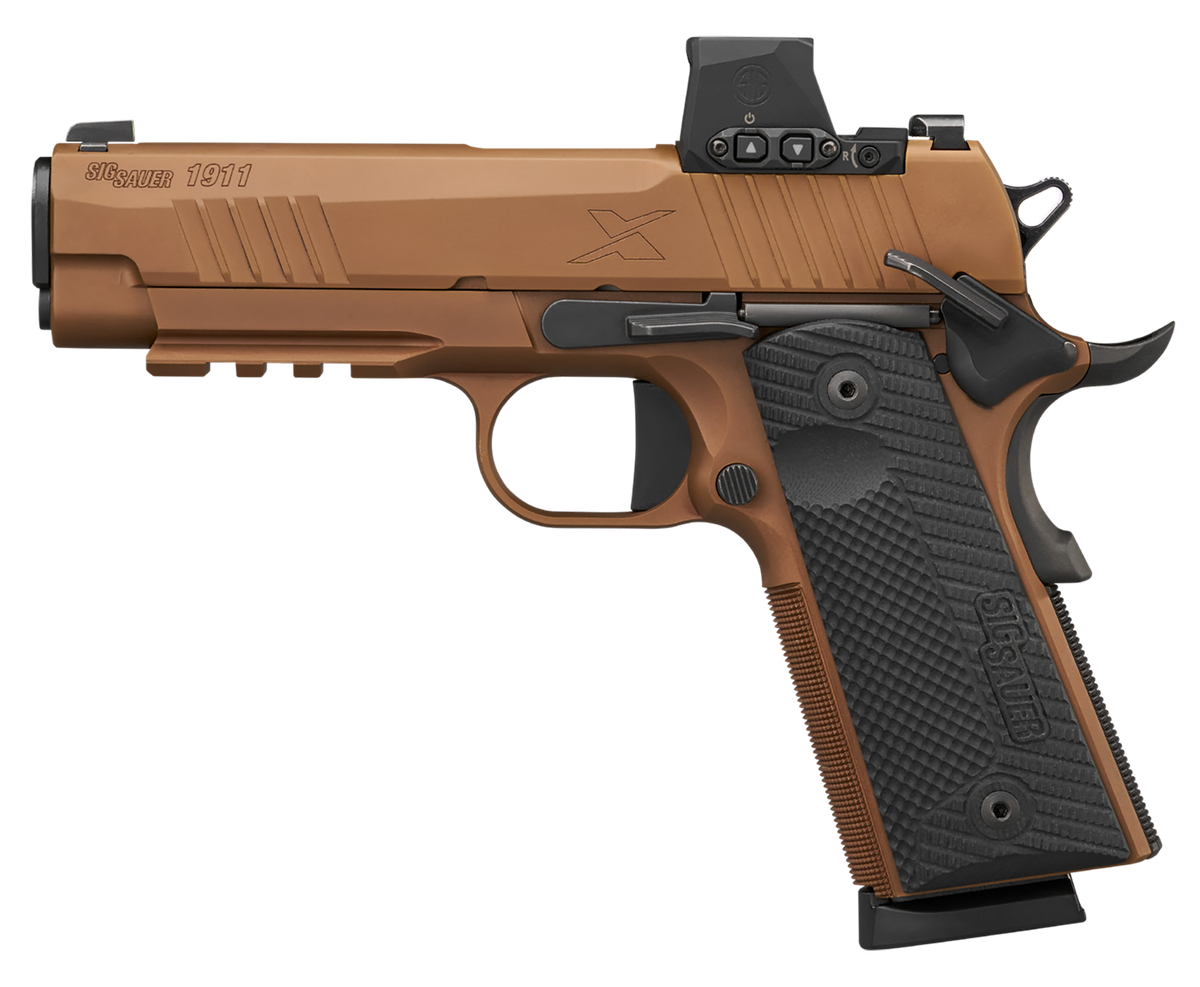 Sig Sauer 1911-X Emperor Scorpion Carry 45 ACP 4.25" 8+1 Semi-Auto Pistol - Coyote PVD