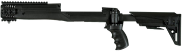 Advanced Technology Strikeforce Gen 2 Stock 6-Position Side Folding Black Glass Reinforced Polymer for Ruger Mini-14/30