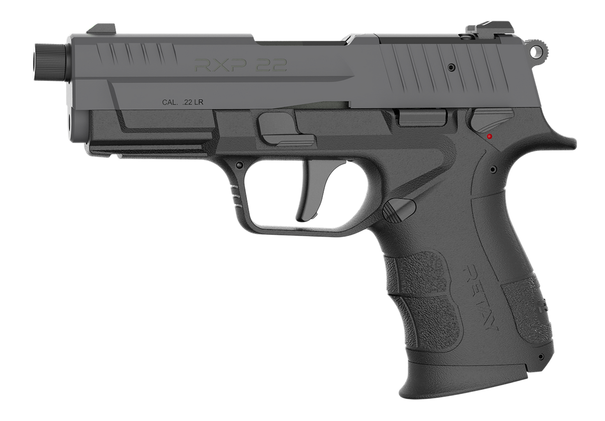 Retay USA RXP 22 LR 4" 10+1 DA/SA Semi-Auto Pistol - Gray Cerakote Slide, Threaded Barrel, Optic Ready