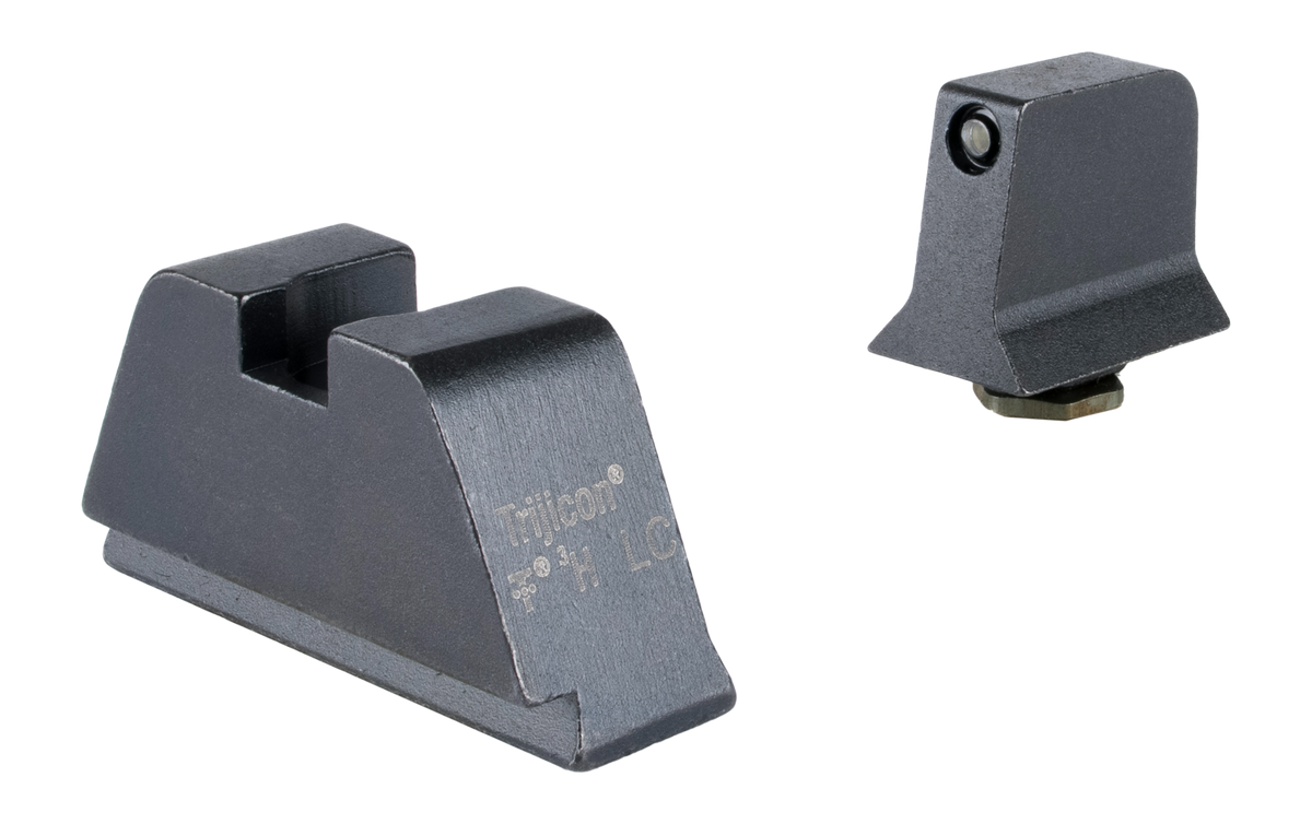Trijicon Suppressor/Optic Height Sight Set 3-Dot Tritium Night Sights - Standard Frame Glocks