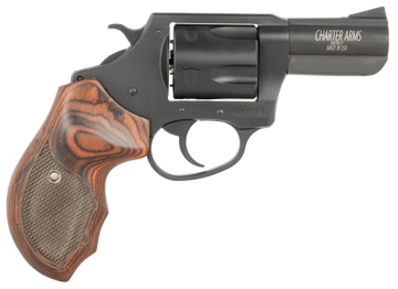 Charter Arms Bulldog 44 Special 2.50" 5-Rd DA/SA Revolver - Black Passivate/Rosewood