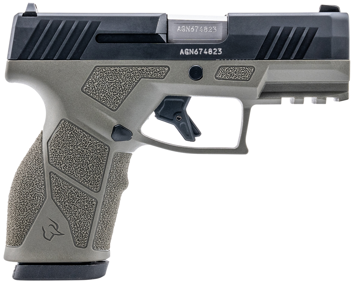 Taurus GX2 9mm Luger 3.37" 13+1 Striker-Fired Semi-Auto Pistol - OD Green/Black