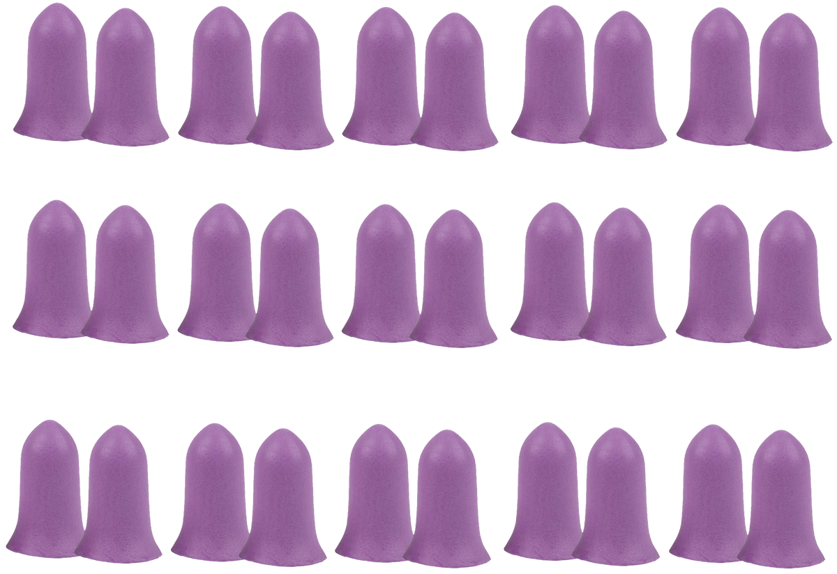 Allen 4134 ULTRX Tapered Foam Ear Plugs 32 dB Purple 15 Pair