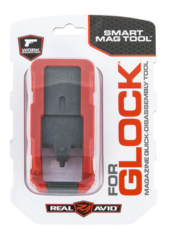 Real Avid Smart Mag Tool Compatible w/Glock Gray/Red Plastic