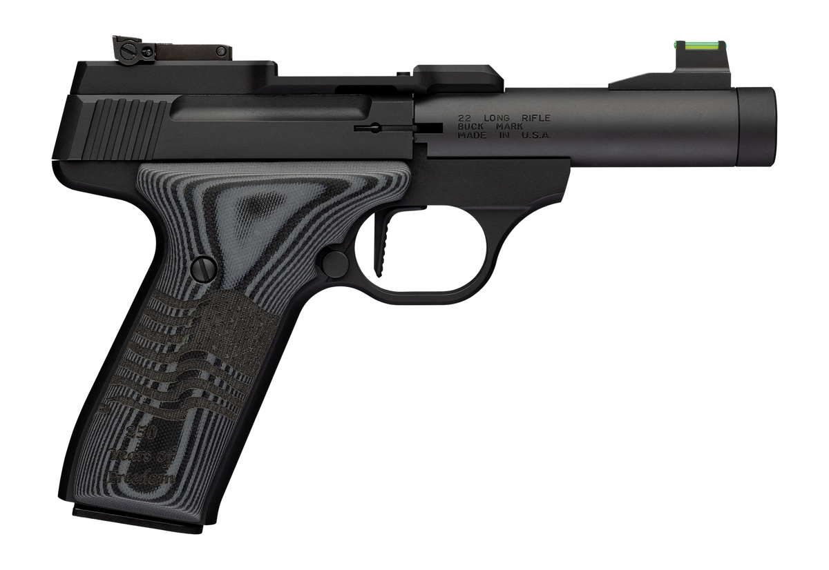 Browning Buck Mark Black Label 250 SR 22 LR 10+1 4" Semi-Auto Pistol - RMSc Optics Cut