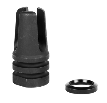 LBE Unlimited ARFH3PNG Three Prong Flash Hider 5.56x45mm NATO 1/2x28 Black 1215 Steel AR-15