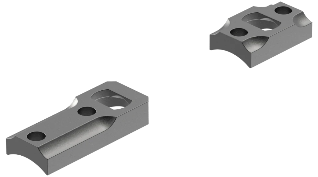 Leupold 171901 Dual Dovetail 2-Piece Base Matte Black - Ruger American