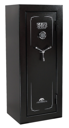Sports Afield Preserve SA5924P 24+4 Fireproof Gun Safe 59x24x20 Black Steel