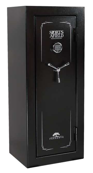 Sports Afield Preserve SA5924P 24+4 Fireproof Gun Safe 59x24x20 Black Steel
