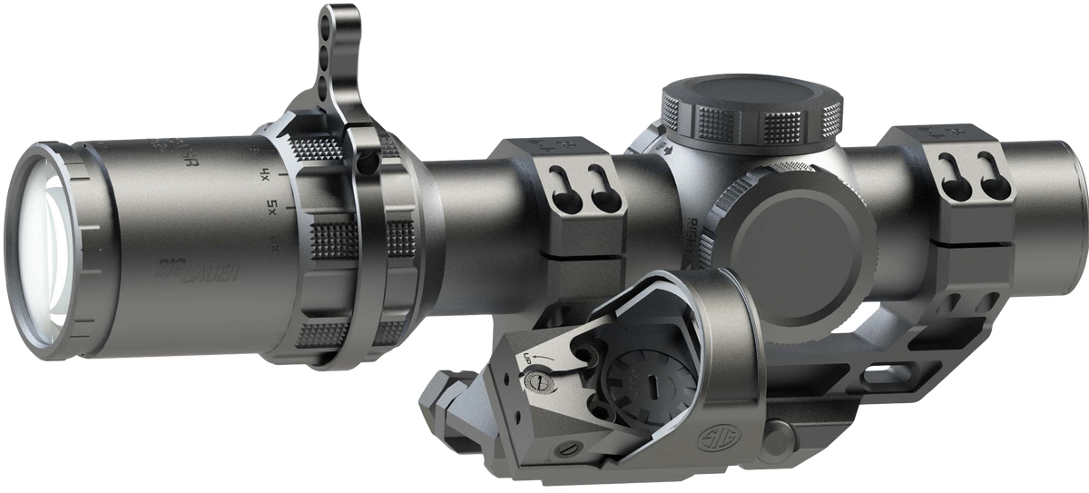 Sig Sauer Electro-Optics Tango-MSR Compact 1-6x24mm 30mm Tube Illuminated BDC6 Riflescope w/ ROMEO1 - Black