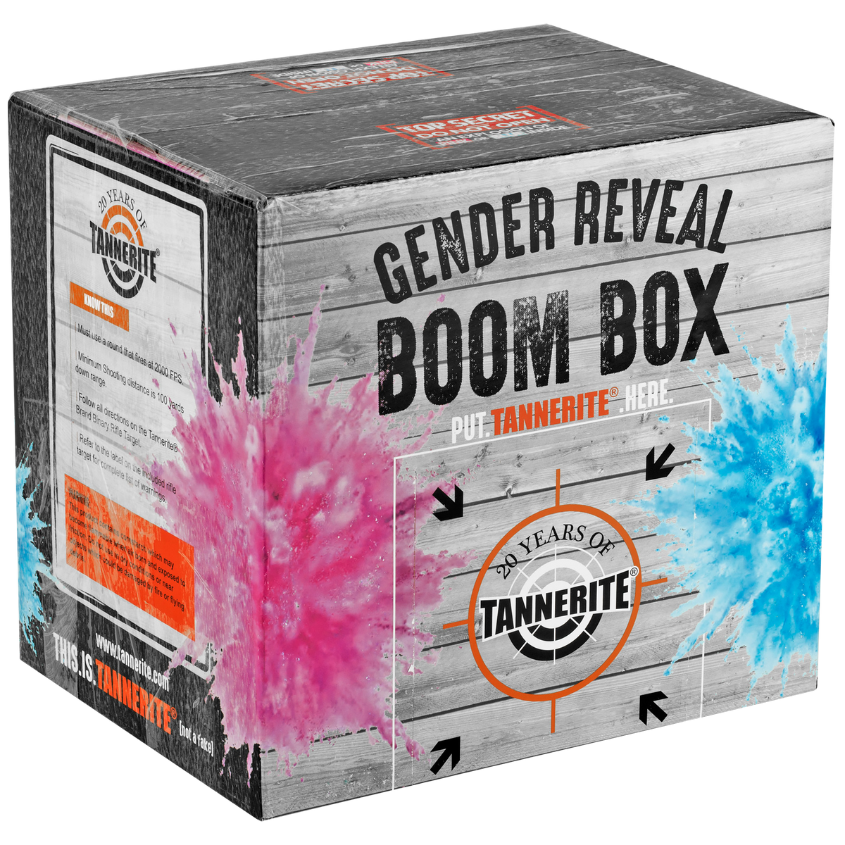 Tannerite GRKB 1 lb Gender Reveal Target Blue 10 lbs Color Powder