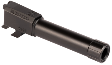 SilencerCo AC2290 Threaded Barrel 9mm Luger 3.50" 1/2x28 Black Nitride - Fits S&W M&P Shield