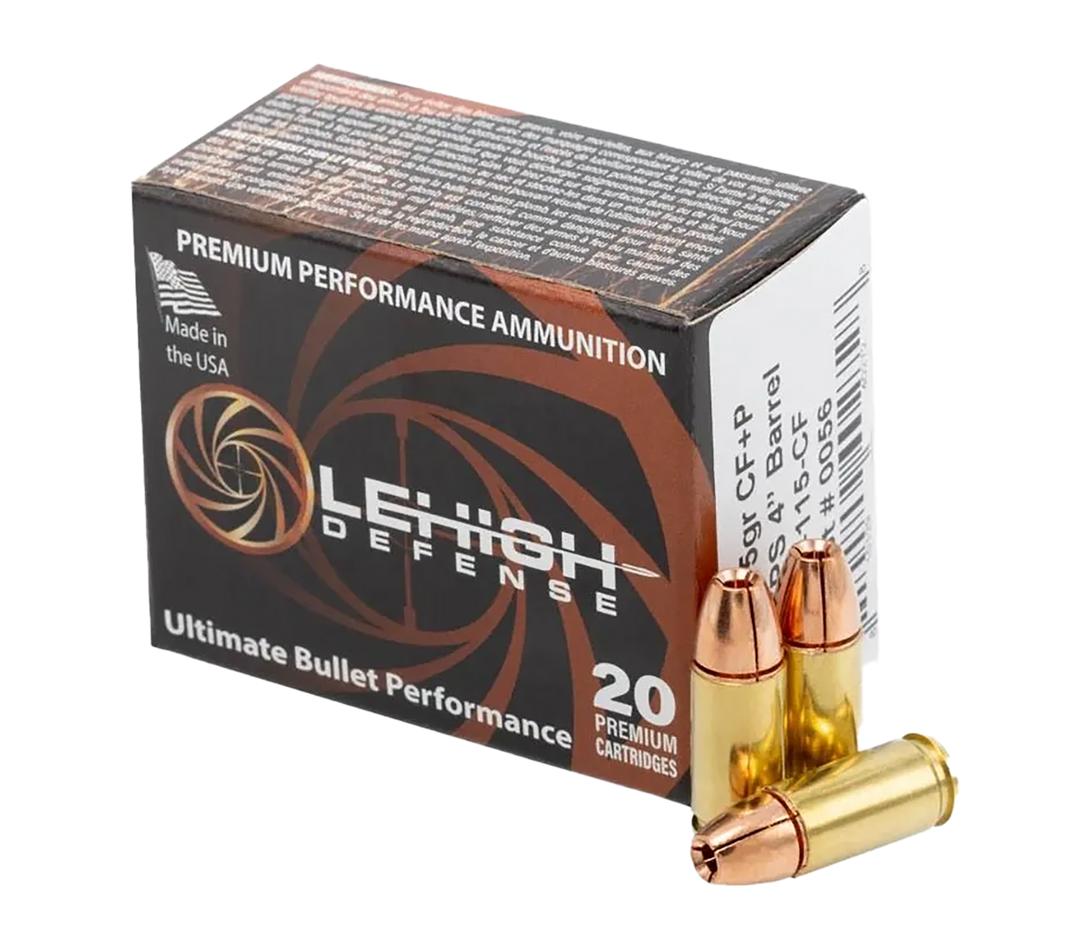 Wilson Combat LA9115CF 9mm Luger 115gr Controlled Fracturing - Box or Case
