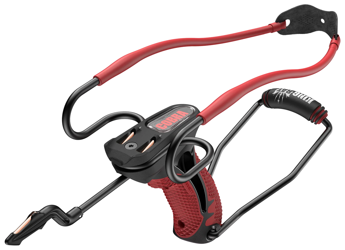 Barnett Outdoors Cobra Slingshot 38 Cal 10-Shot Black/Red