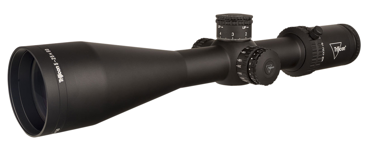 Trijicon Tenmile 5-25x50mm 30mm Tube SFP LED Illuminated Red MRAD Center Dot Riflescope
