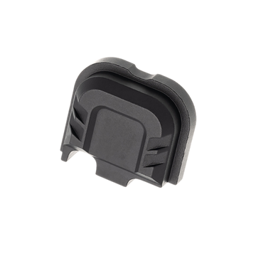 Tyrant CNC Slide Cover Plate Glock 43X/48 Black Aluminum - Chevron Design