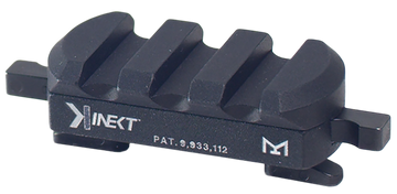 Kinetic Development Group Kinect 3-Slot M-LOK Picatinny Rail Mount - Black
