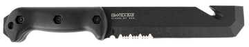 Ka-Bar BK3 Becker Tac Tool 7" Fixed Chisel w/Wire Cutter Part Serrated Black Ultramid Handle