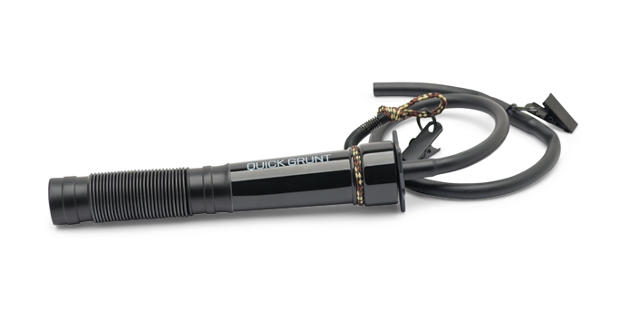 Hunters Specialties Hands Free Deer Grunter HS-HFDG Deer Call - 4 Vocals - Freeze Proof - Black