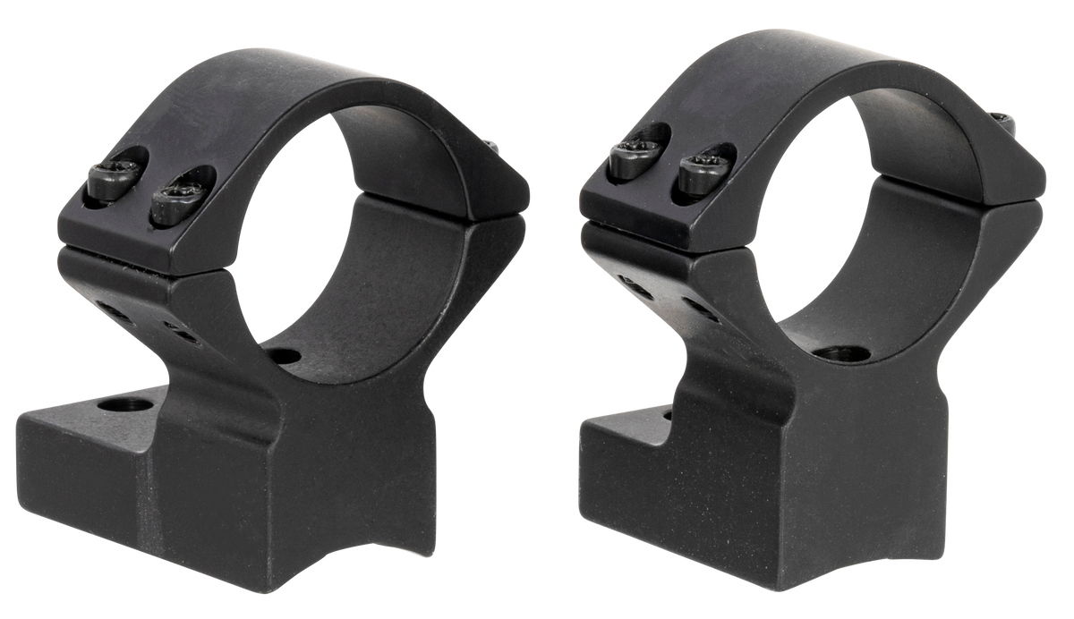 Talley 95X702 Scope Mount/Ring Combo 1" Tube Winchester Model 70 High Rings 0 MOA - Black Anodized