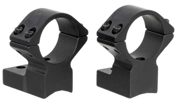 Talley 95X702 Scope Mount/Ring Combo 1" Tube Winchester Model 70 High Rings 0 MOA - Black Anodized