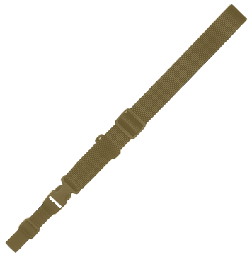 Tac Shield CQB Single Point Sling Coyote 1.5" Web Loop End