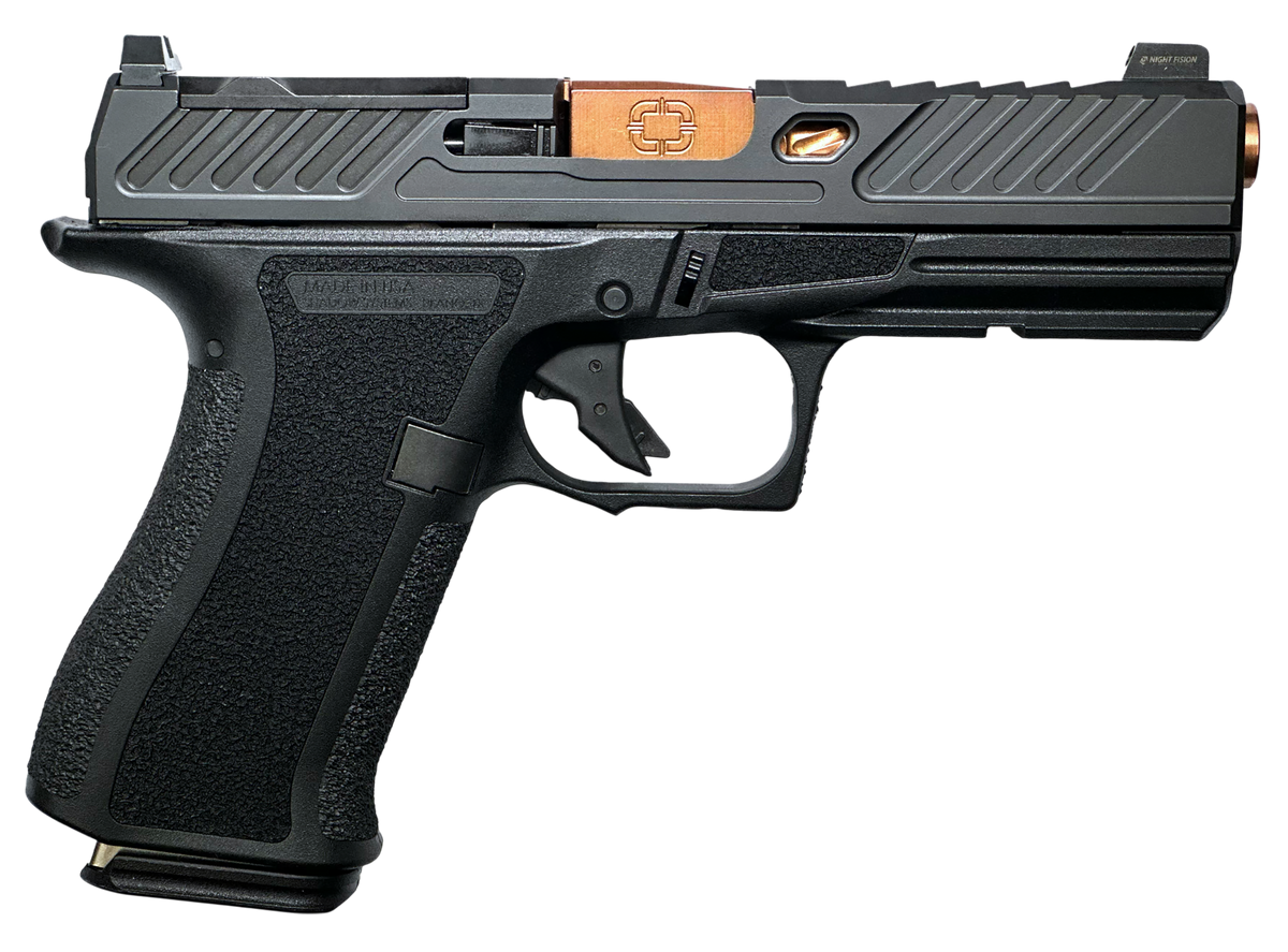 Shadow Systems CR920XL Elite 9mm Luger 4.18" 10+1 Semi-Auto Pistol - Black/Bronze