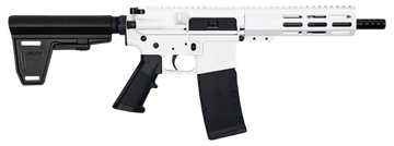 Great Lakes Firearms GL15 223 Wylde 7.50" 30+1 Semi-Auto AR-15 Pistol - White Cerakote