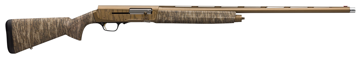 Browning A5 Wicked Wing 12 Gauge 26" 3.5" 4+1 Semi-Auto Shotgun - Burnt Bronze Cerakote Mossy Oak Bottomland