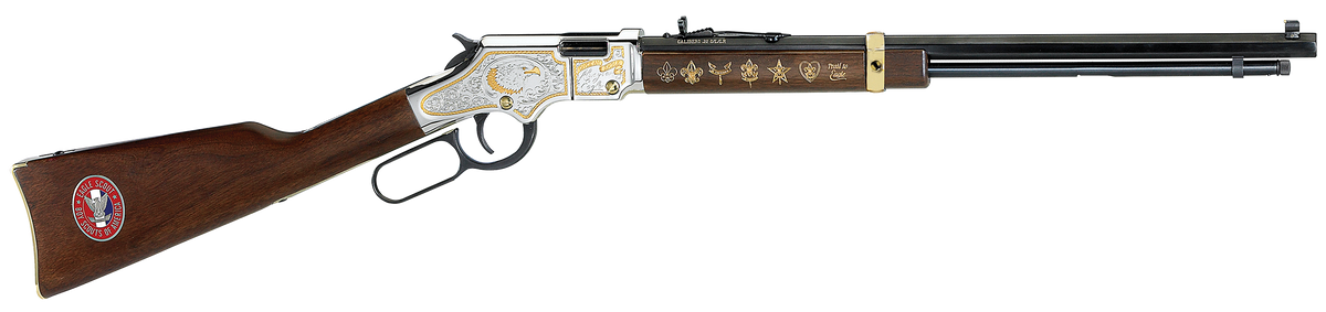 Henry H004ES2 Golden Boy Eagle Scout Tribute 2nd Edition 22 S/L/LR 20" 16+1 Lever-Action Rifle