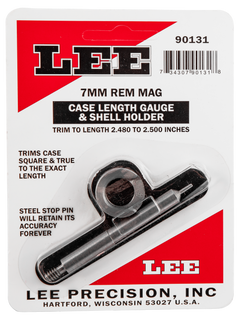 Lee 90131 Case Length Gauge 7mm Rem Mag Steel w/ Shell Holder