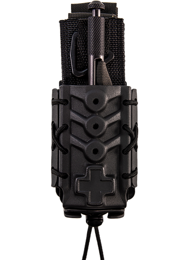 High Speed Gear 11TQK0BK Tourniquet TACO Kydex Black 2" Belt Clip/MOLLE U-Mount
