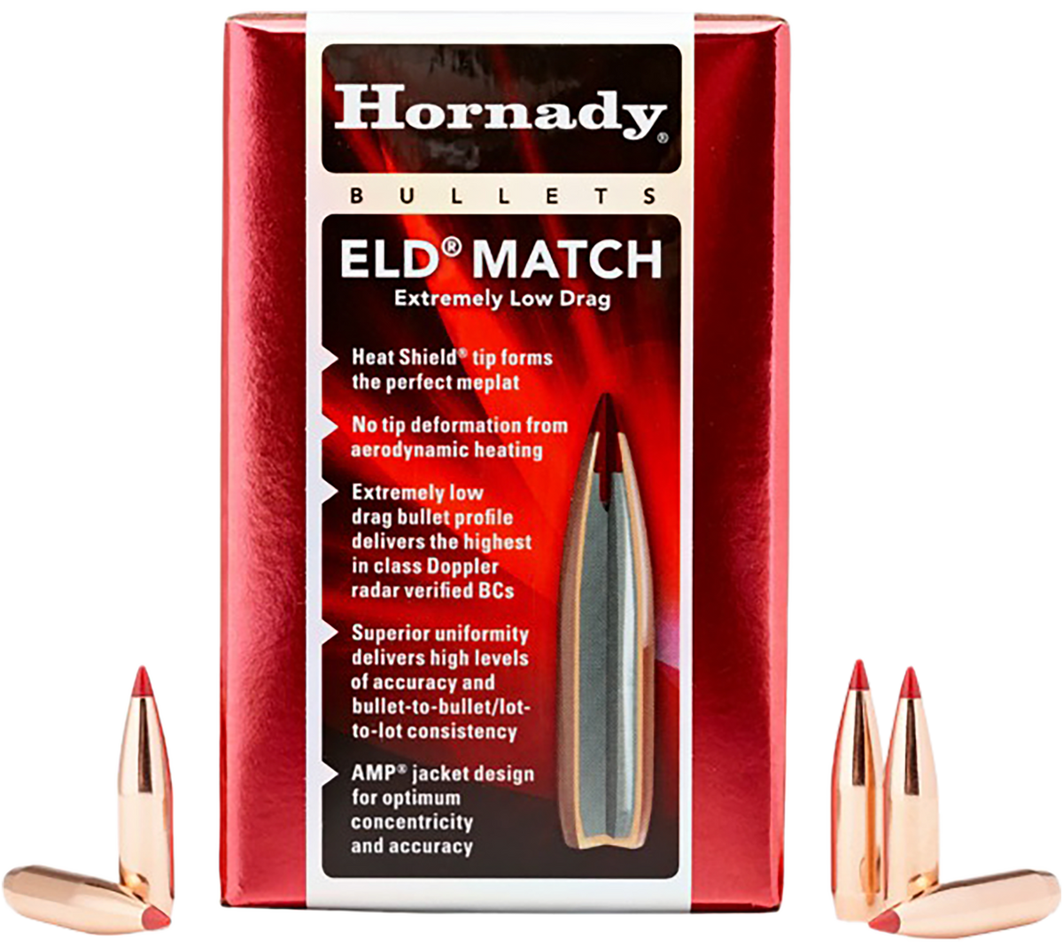Hornady ELD Match 6mm .243 109gr Reloading Bullets - 500/Box