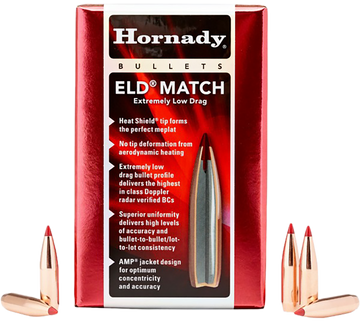 Hornady ELD Match 6mm .243 109gr Reloading Bullets - 500/Box