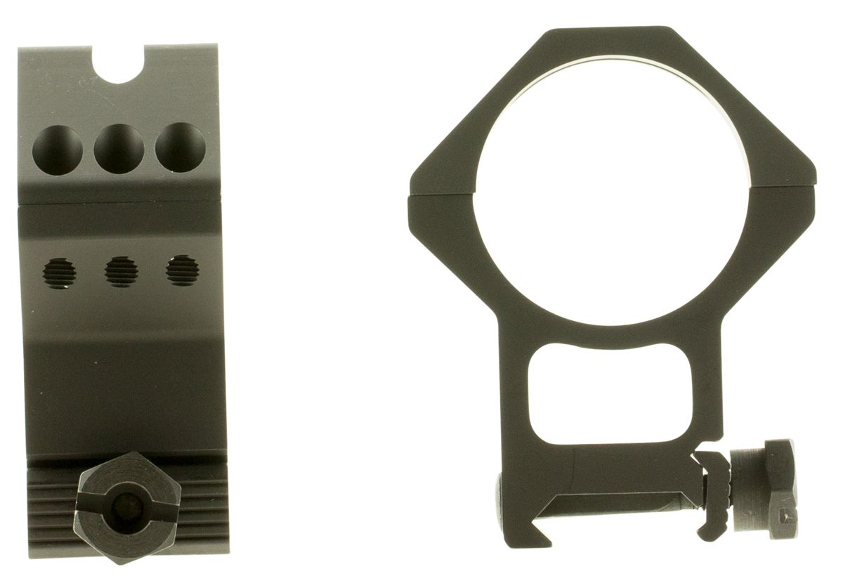 Weaver Mounts Six-Hole Skeleton Rings 34mm XX-High Matte Black Aluminum