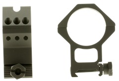 Weaver Mounts Six-Hole Skeleton Rings 34mm XX-High Matte Black Aluminum